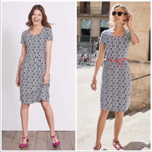 Boden Dresses & Skirts - Boden | Emmeline Heart Print Midi Sheath Dress